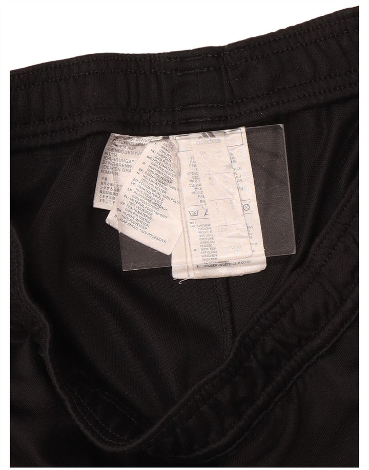 Ανδρική αθλητική φόρμα ADIDAS Παντελόνι μικρού μαύρου πολυεστέρα