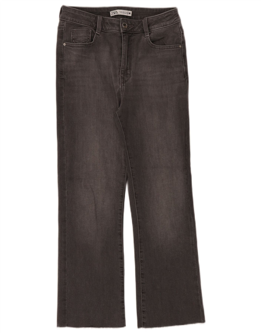 Zara Γυναικείο Τζιν μποτάκι EU 36 XS W26 L26 Γκρι