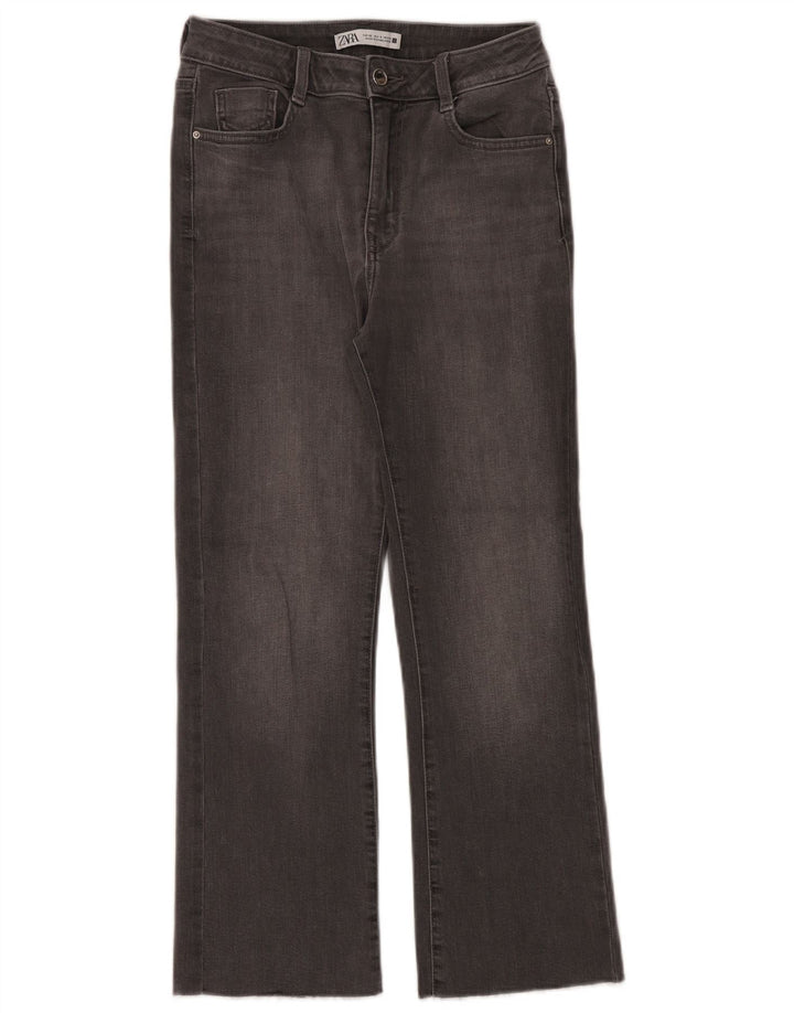 Zara Γυναικείο Τζιν μποτάκι EU 36 XS W26 L26 Γκρι