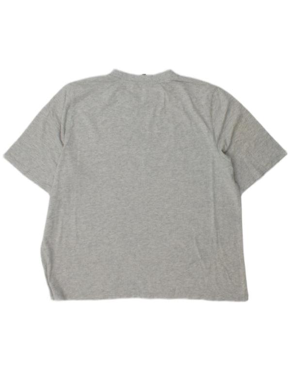 Crew Clothing Womens Graphic T-Shirt Top UK 18 XL  Grey Polyester