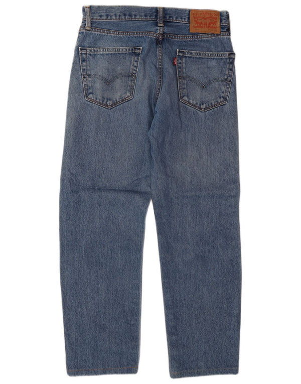 Levi's Mens 751 Straight Jeans W30 L32 Blue Cotton