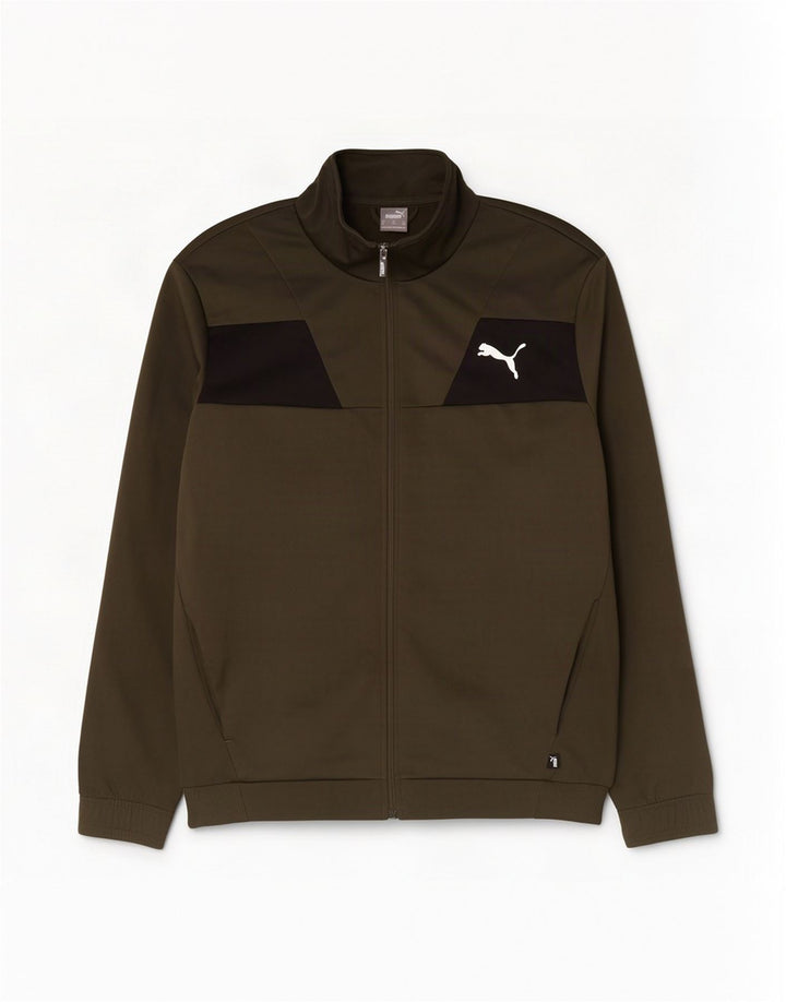 Ανδρική φόρμα Puma Top Jacket XL Khaki Colourblock Polyester