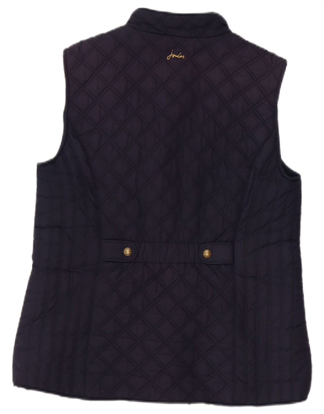 JOULES Γυναικείο καπιτονέ Gilet UK 14 Large Navy Blue Polyester