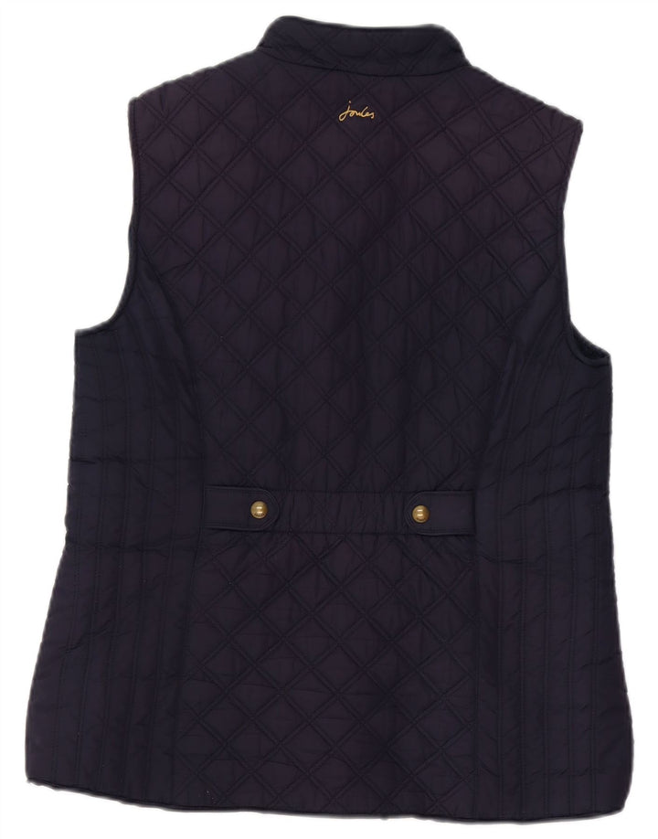 JOULES Γυναικείο καπιτονέ Gilet UK 14 Large Navy Blue Polyester