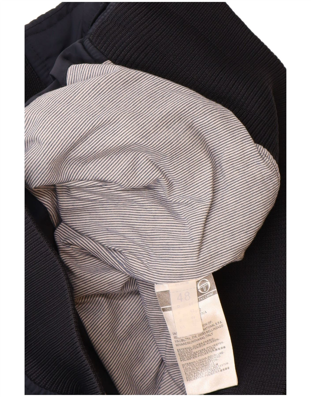 SERGIO TACCHINI Ανδρικό μπουφάν Bomber IT 48 Medium Navy Blue Polyester