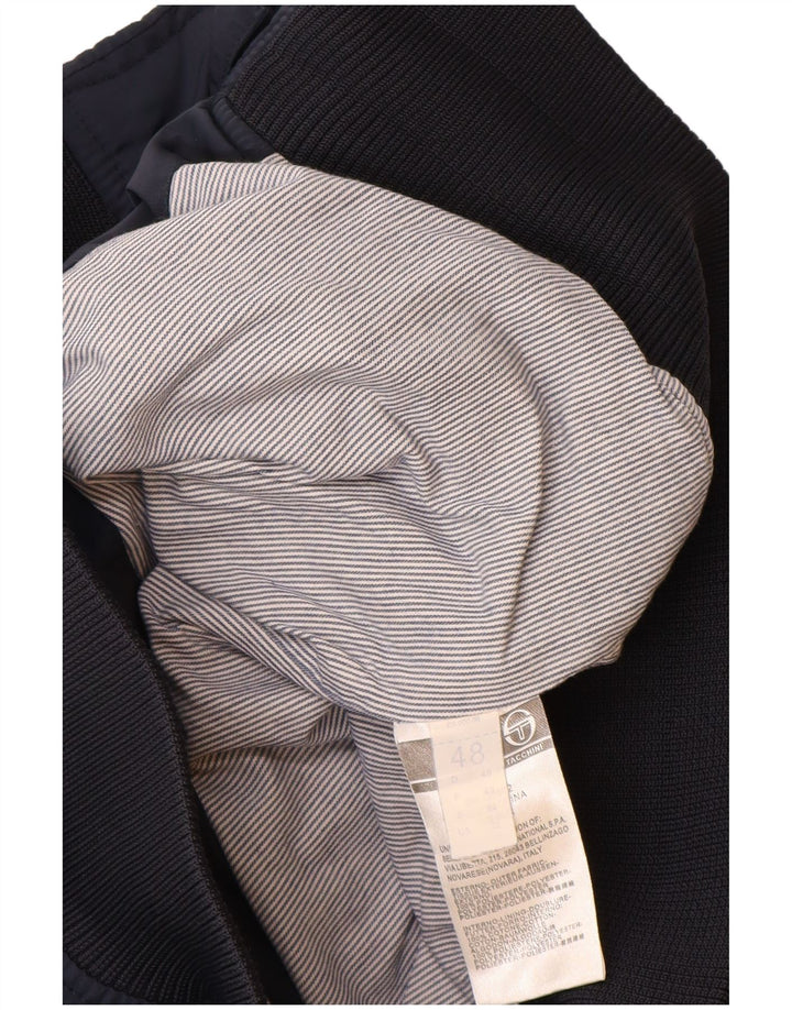 SERGIO TACCHINI Ανδρικό μπουφάν Bomber IT 48 Medium Navy Blue Polyester