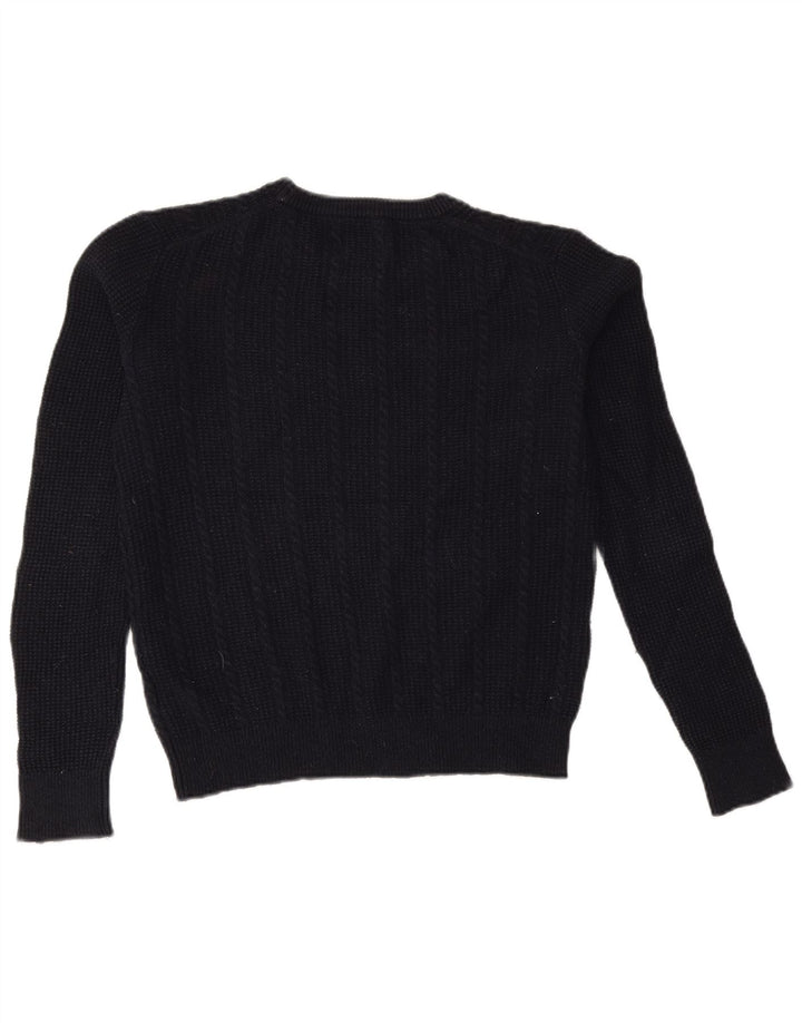 Γυναικείο πουλόβερ με λαιμόκοψη JACK WILLS UK 12 Medium Navy Blue