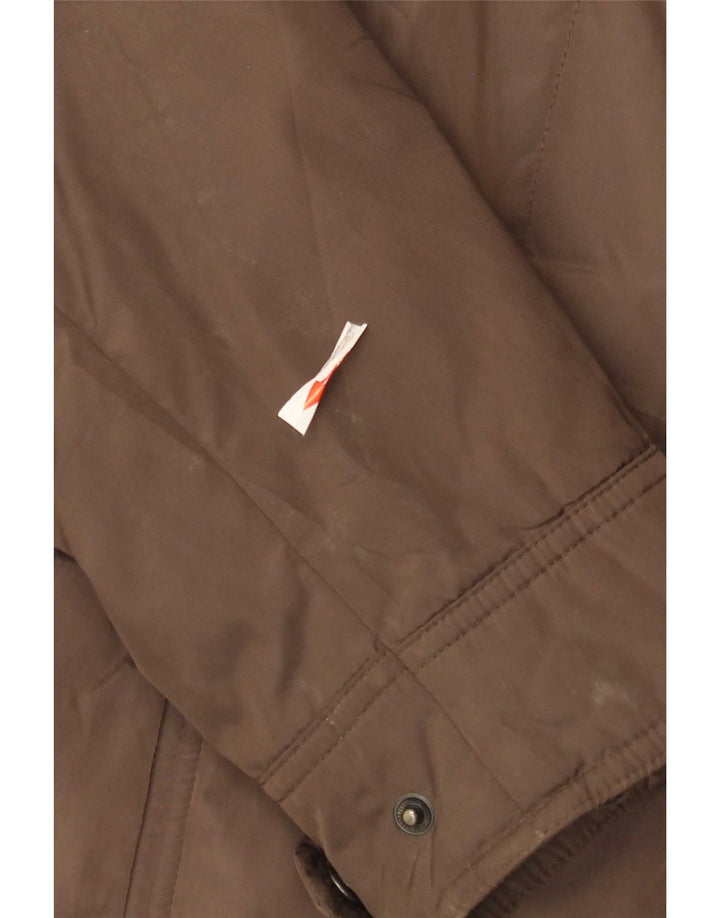 Geox Γυναικείο Utility Jacket UK 14 Large Brown Polyester