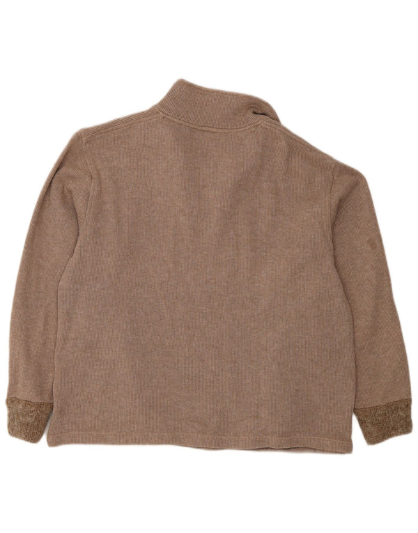 Champion γυναικείο πουλόβερ με φερμουάρ UK 14 Medium Beige