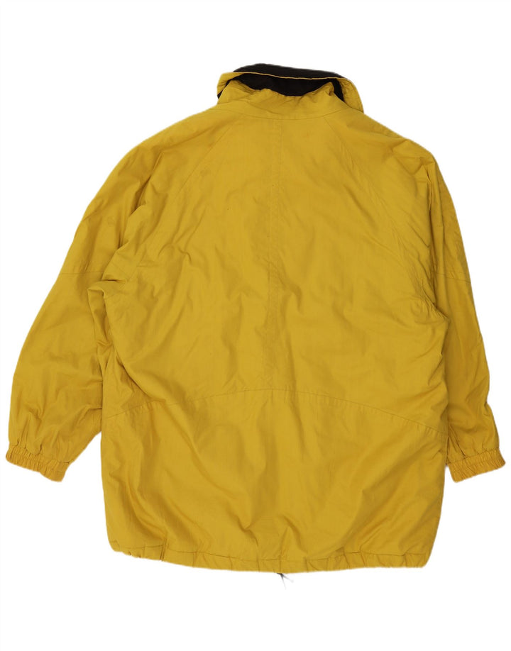 VINTAGE Ανδρικό Oversized Utility Jacket IT 56 3XL Κίτρινο Βαμβακερό