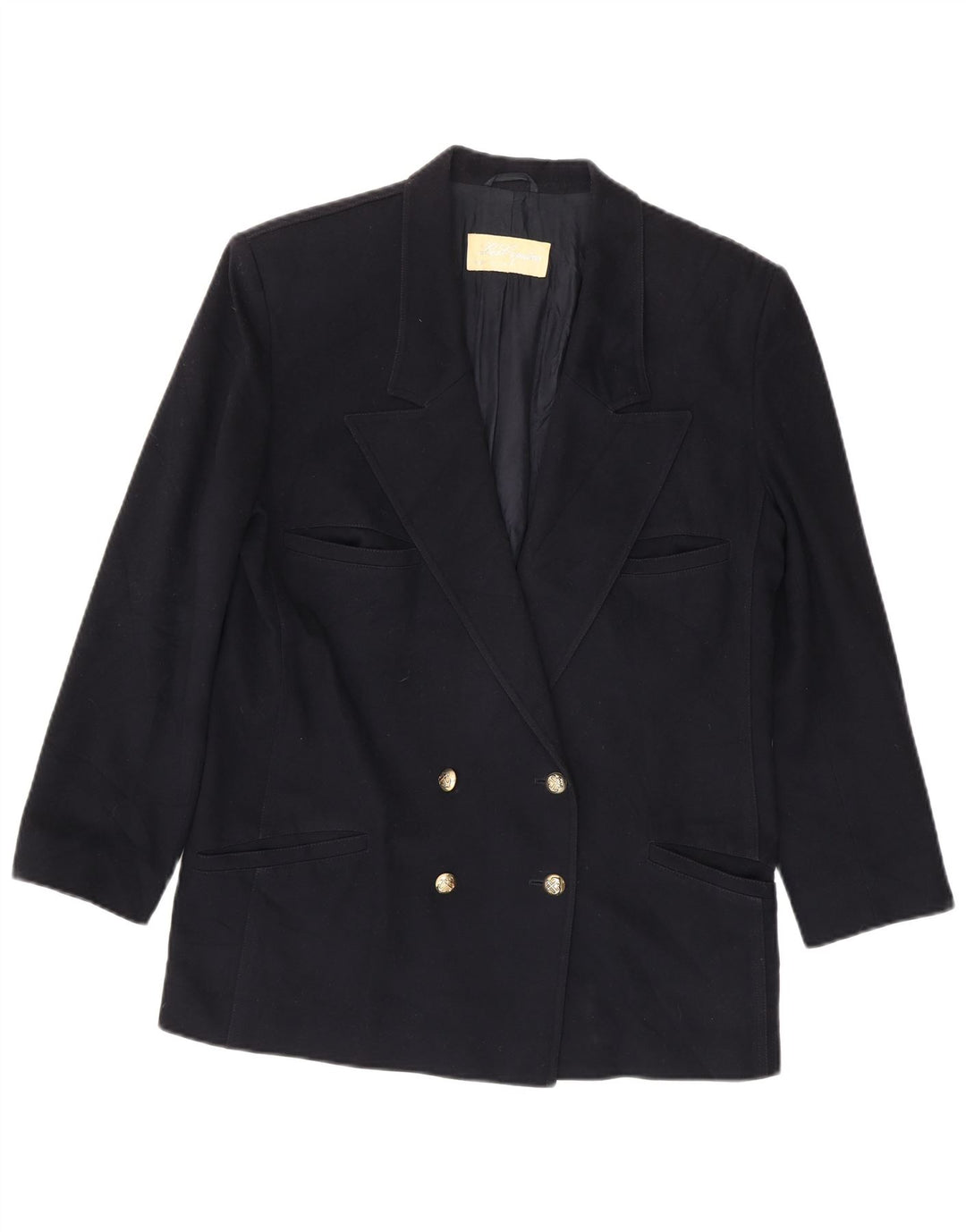 Les Copains Γυναικείο σακάκι με διπλό στήθος UK 14 Medium Navy Blue