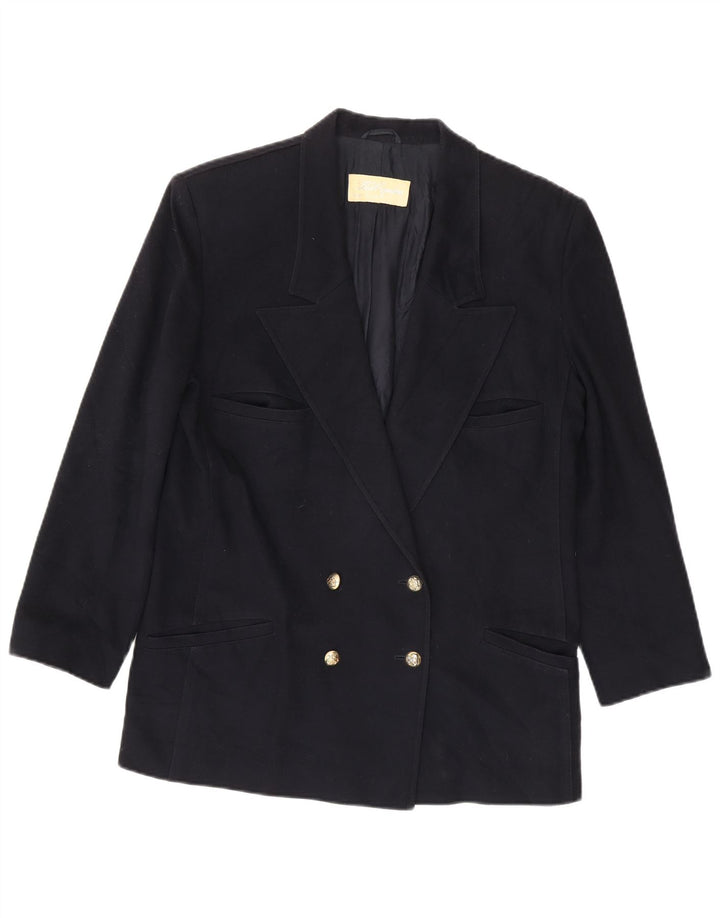 Les Copains Γυναικείο σακάκι με διπλό στήθος UK 14 Medium Navy Blue