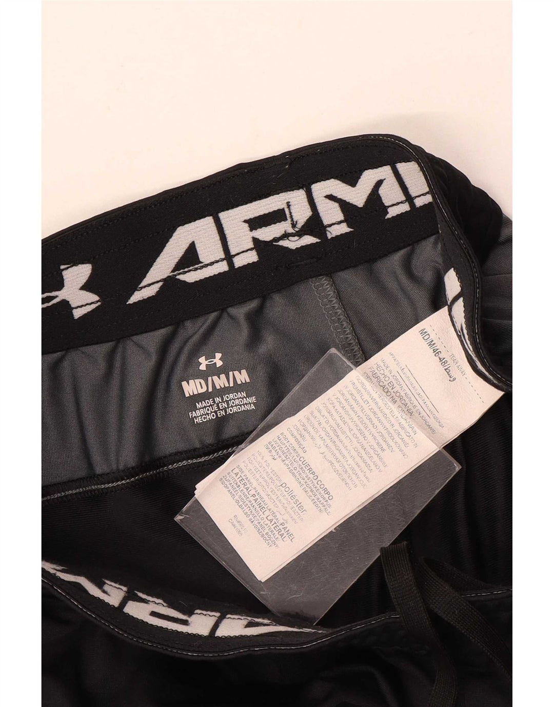 Ανδρικό αθλητικό σορτς Under Armour Μεσαίο μαύρο χρώμα πολυεστέρα