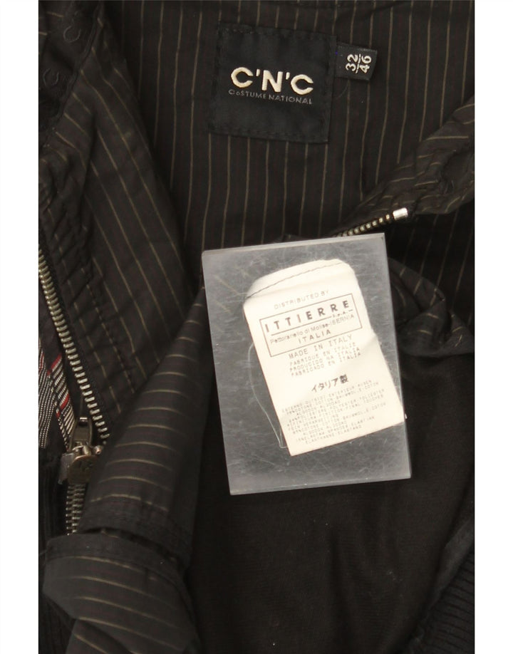 CNC ΚΟΣΤΟΥΜΙΑ NATIONAL Ανδρικό μπουφάν μπουφάν IT 36 Small μαύρο ριγέ βαμβακερό