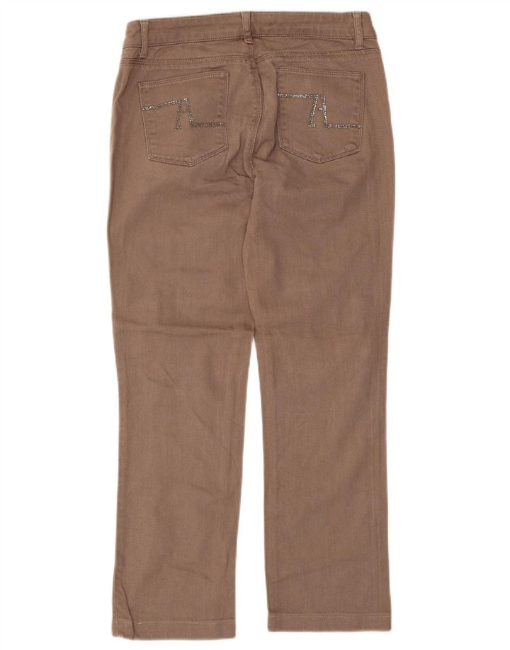 ZARA Γυναικείο ίσιο τζιν EU 38 Small W28 L26 Καφέ Βαμβακερό