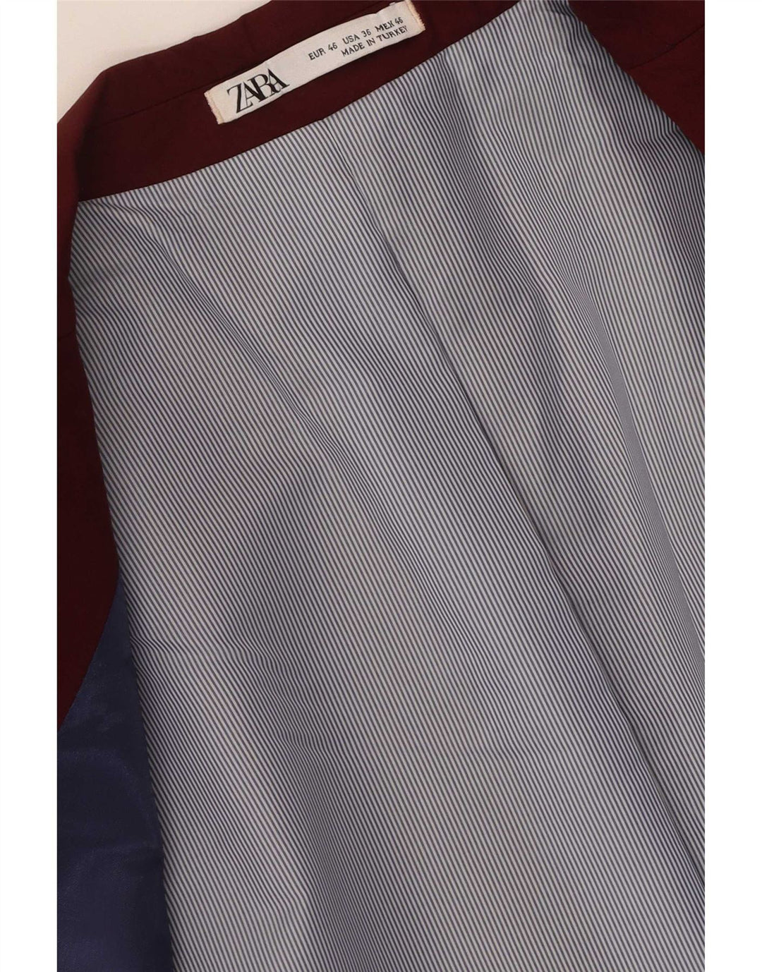 Zara Ανδρικό μπουφάν σακάκι με 2 κουμπιά EU 46 Small Burgundy