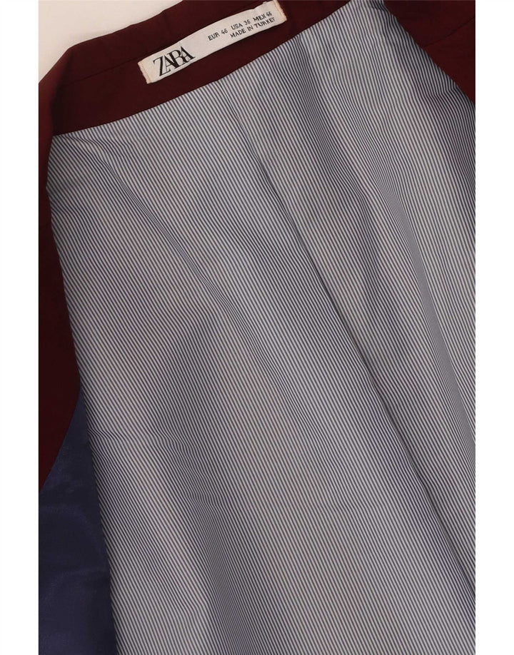 Zara Ανδρικό μπουφάν σακάκι με 2 κουμπιά EU 46 Small Burgundy