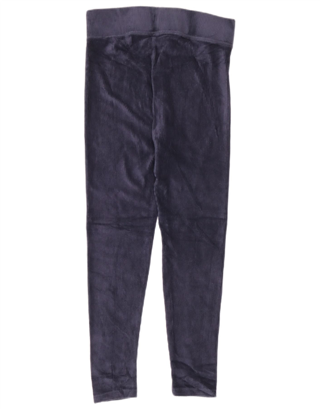 Marks & Spencer Γυναικεία βελούδινα κολάν UK 12 Medium Navy Blue Cotton