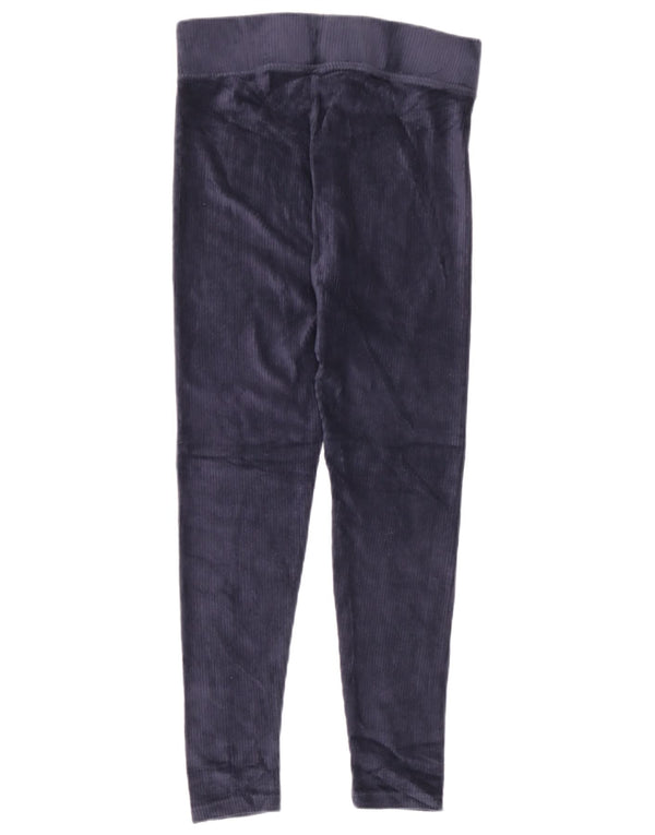 Marks & Spencer Γυναικεία βελούδινα κολάν UK 12 Medium Navy Blue Cotton
