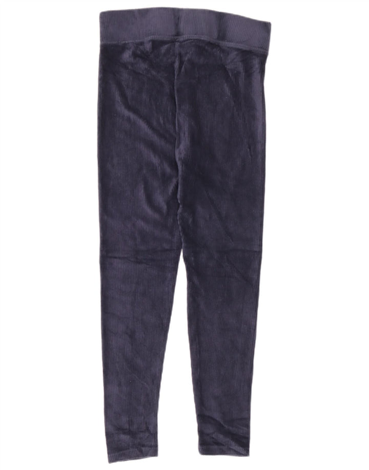 Marks & Spencer Γυναικεία βελούδινα κολάν UK 12 Medium Navy Blue Cotton