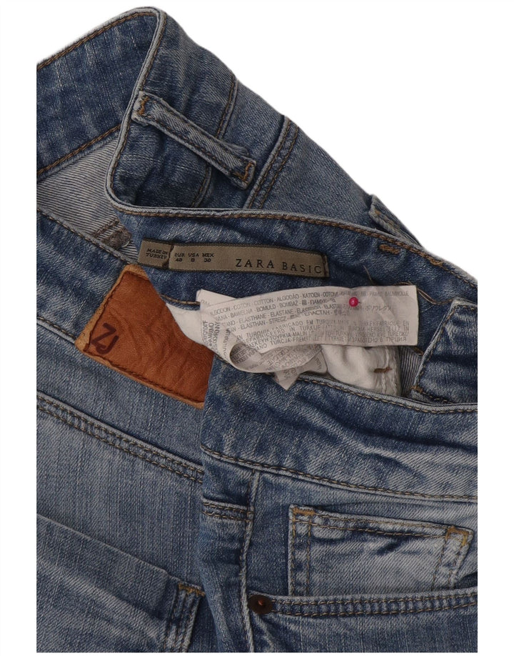 Zara Γυναικείο Slim Jeans EU 40 Medium W30 L29 Blue Cotton
