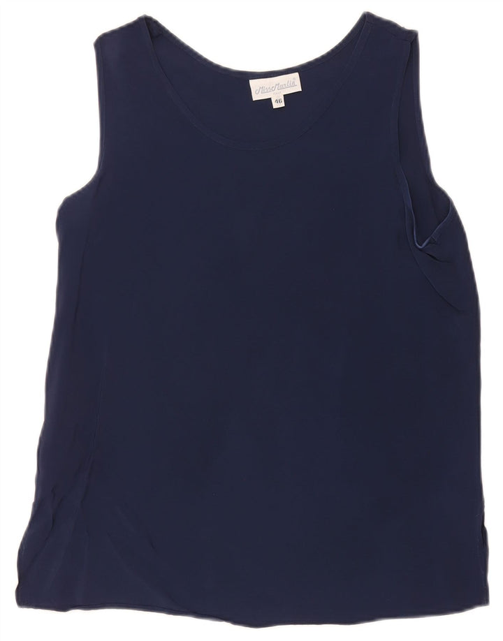 Vintage γυναικείο γιλέκο IT 46 Large Navy Blue