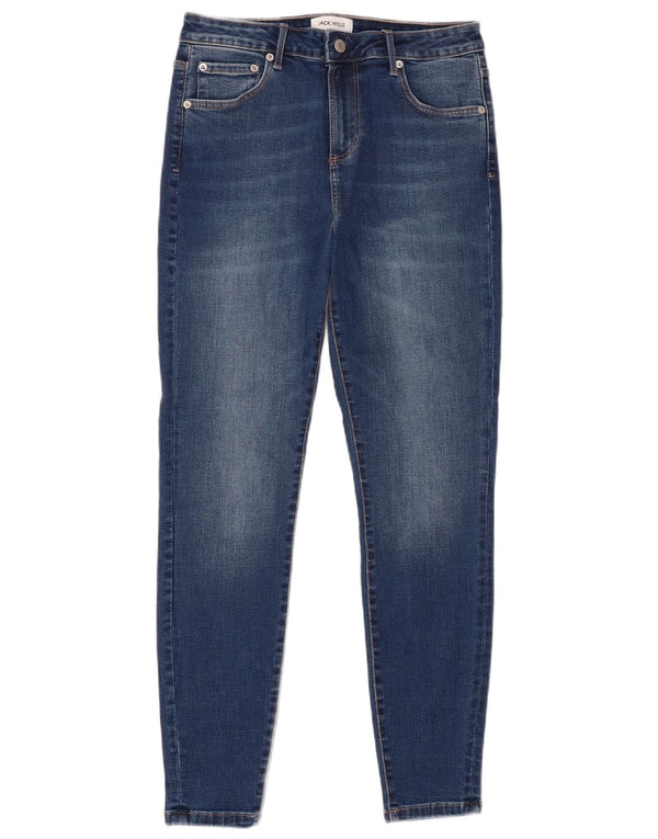 Jack Wills Γυναικεία Aimie Ψηλόχρωμα Skinny Jeans W30 L28 Blue Cotton