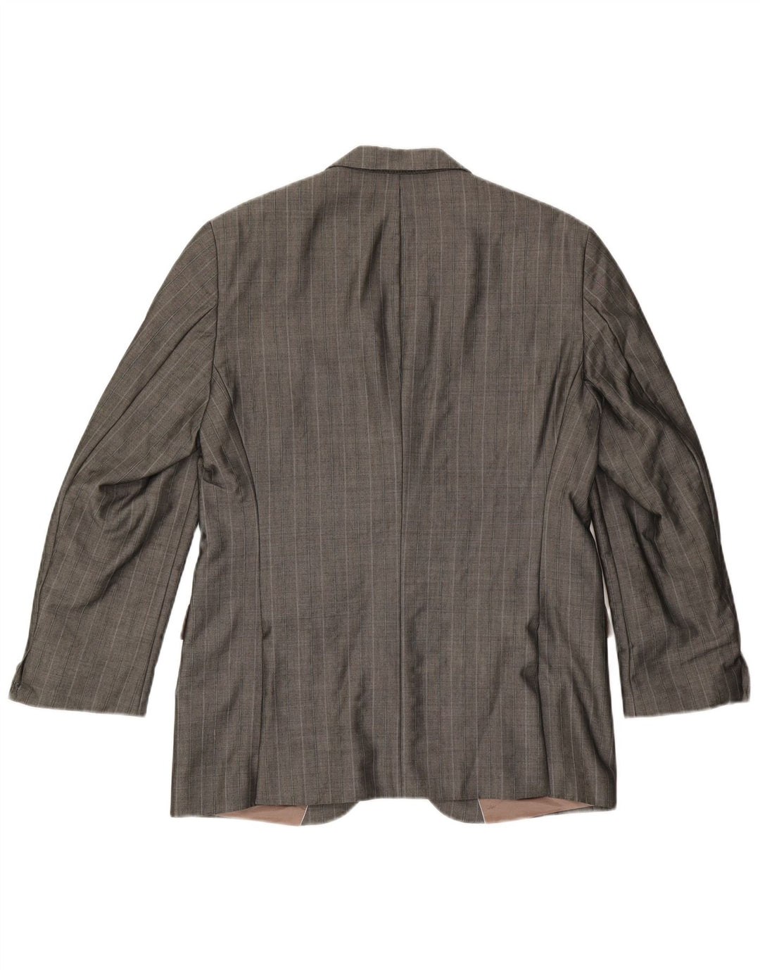 Ανδρικό τζάκετ σακάκι Hugo Boss 2 κουμπιών EU 48 με μεσαίο γκρι ρίγε βισκόζη