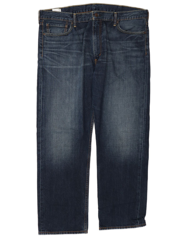 Levi's Mens 504 Straight Jeans W40 L30 Blue Cotton