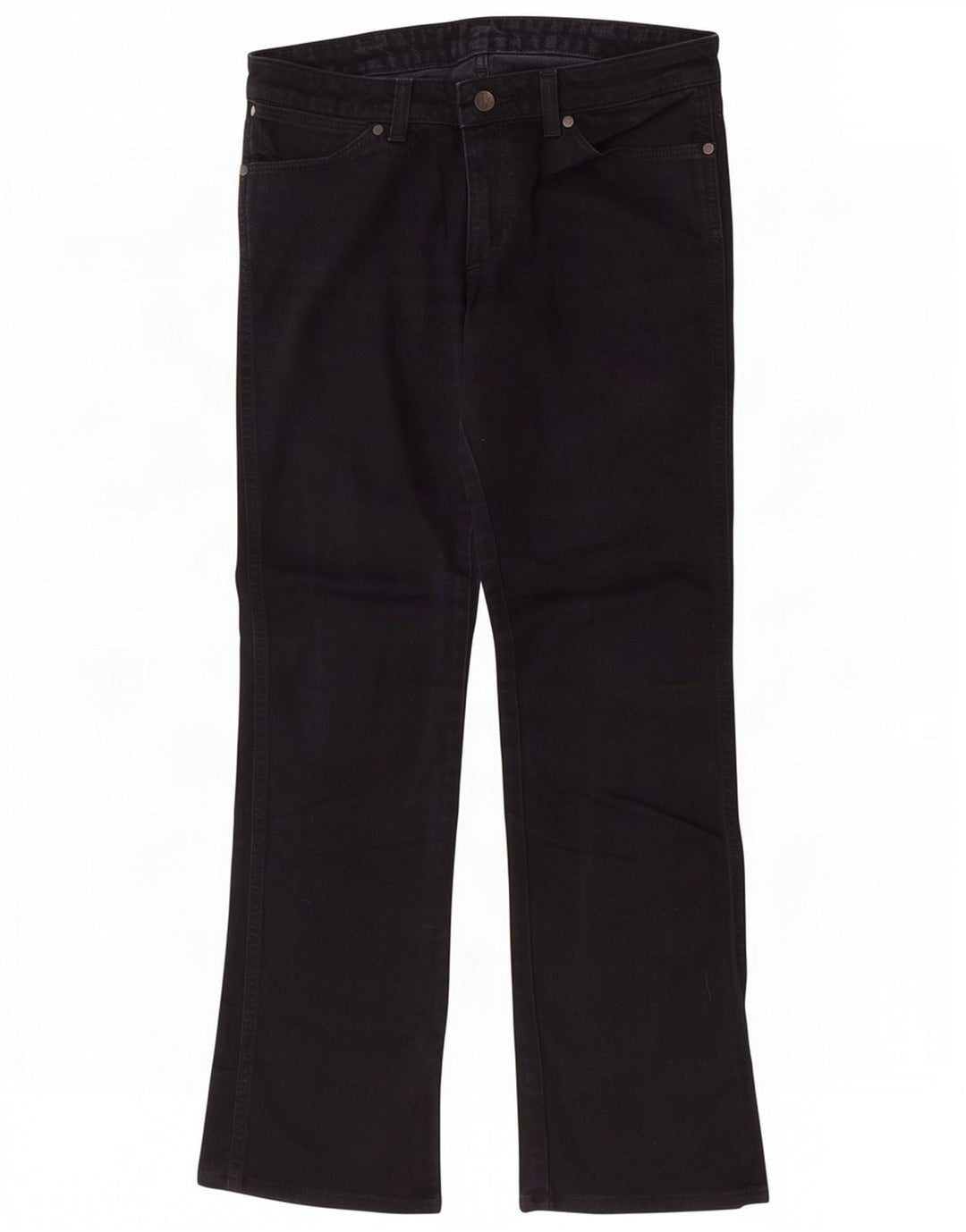 Wrangler Γυναικείο Iris Straight Jeans W30 L30 Μαύρο βαμβακερό