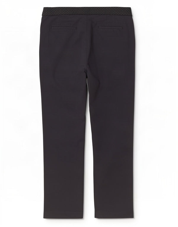 Zara Γυναικείο ίσιο καθημερινό παντελόνι XL W32 L28 Μπλε Βαμβακερό