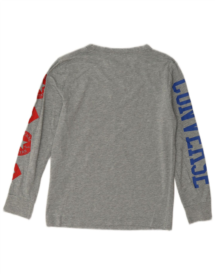Converse Boys Graphic Top Μακρυμάνικο 8-9 ετών Μικρό Γκρι Βαμβακερό