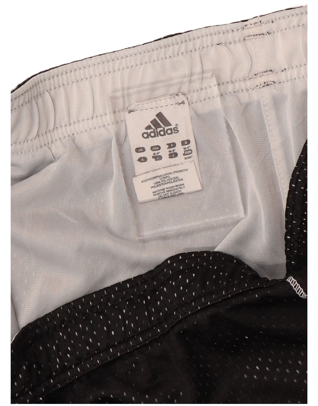 Γυναικείο αθλητικό σορτς ADIDAS UK 14 μεσαίο μαύρο πολυεστέρα