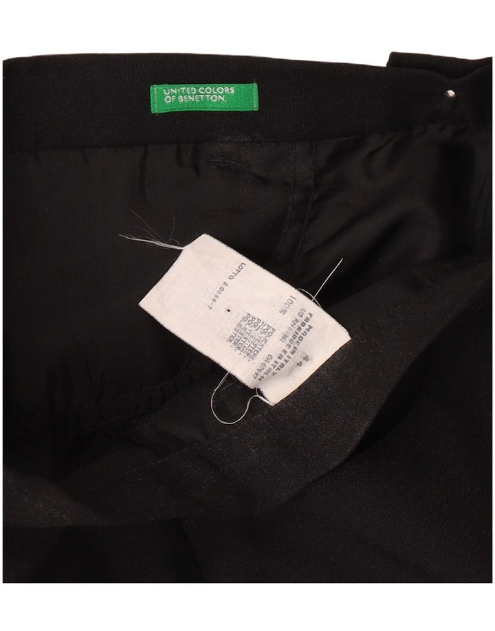 BENETTON Γυναικεία Maxi Φούστα IT 44 Medium W25 Μαύρο Πολυεστέρας