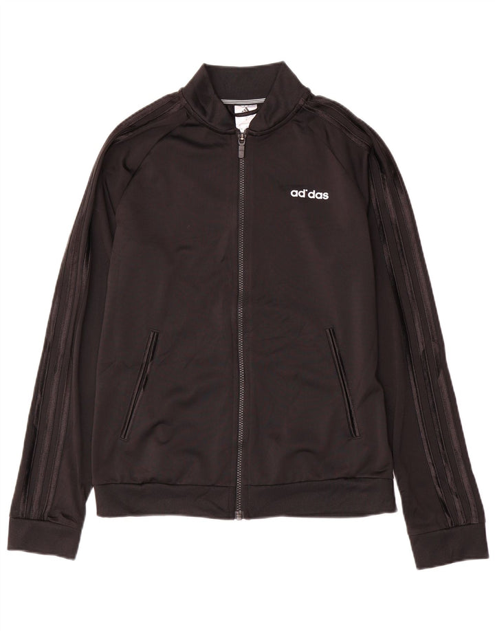 Γυναικεία αθλητική φόρμα Adidas Top Jacket UK 8/10 Small Black Polyester