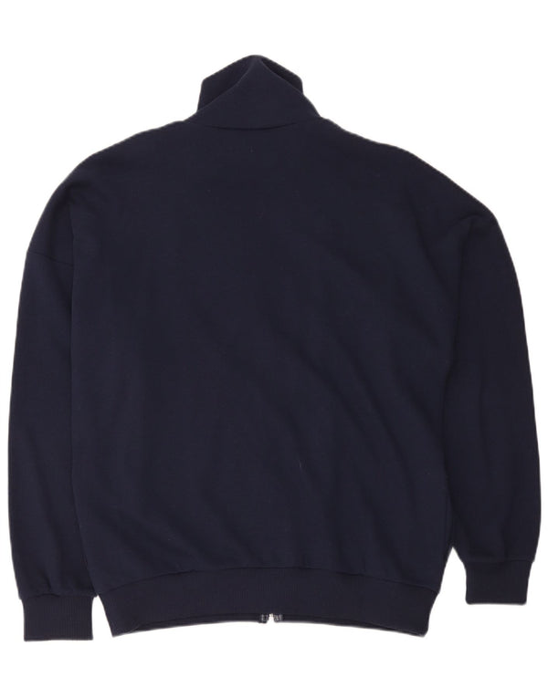 Ανδρική ζακέτα Vintage EU 50 Medium Navy Blue Colourblock Βαμβακερό