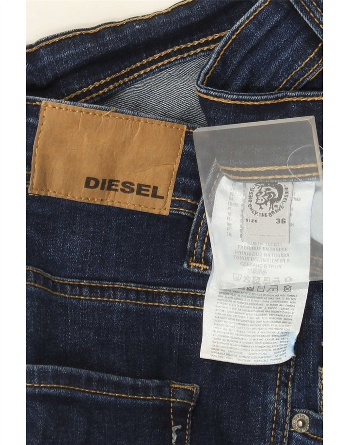 Diesel Γυναικείο Slim Jeans W36 L31 Μπλε βαμβακερό
