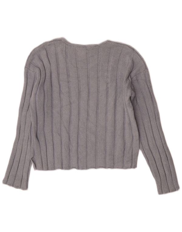Zara Girls Crop Jumper πουλόβερ 13-14 ετών Μπλε βαμβακερό