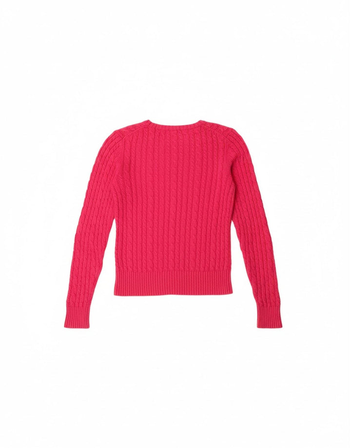 GAP Womens Crew Neck Jumper Sweater UK 12 Medium Pink Vintage Gap and Second-Hand Gap from Messina Hembry 