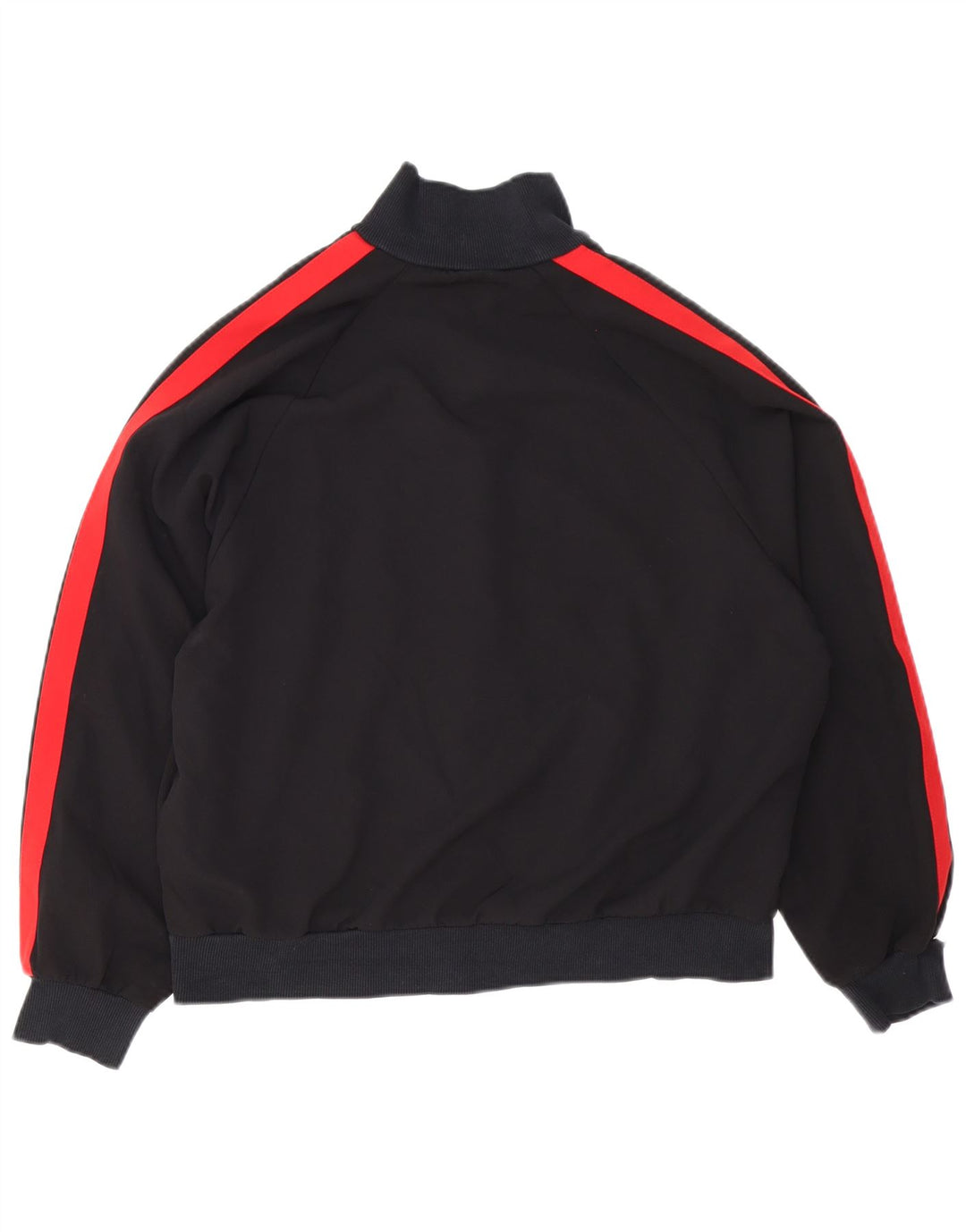 Zara Γυναικεία αθλητική φόρμα Top Jacket UK 16 Large Black Colourblock Polyester