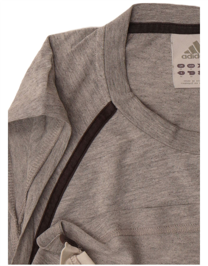 Ανδρικό γραφικό γιλέκο ADIDAS Top Medium Grey Colourblock