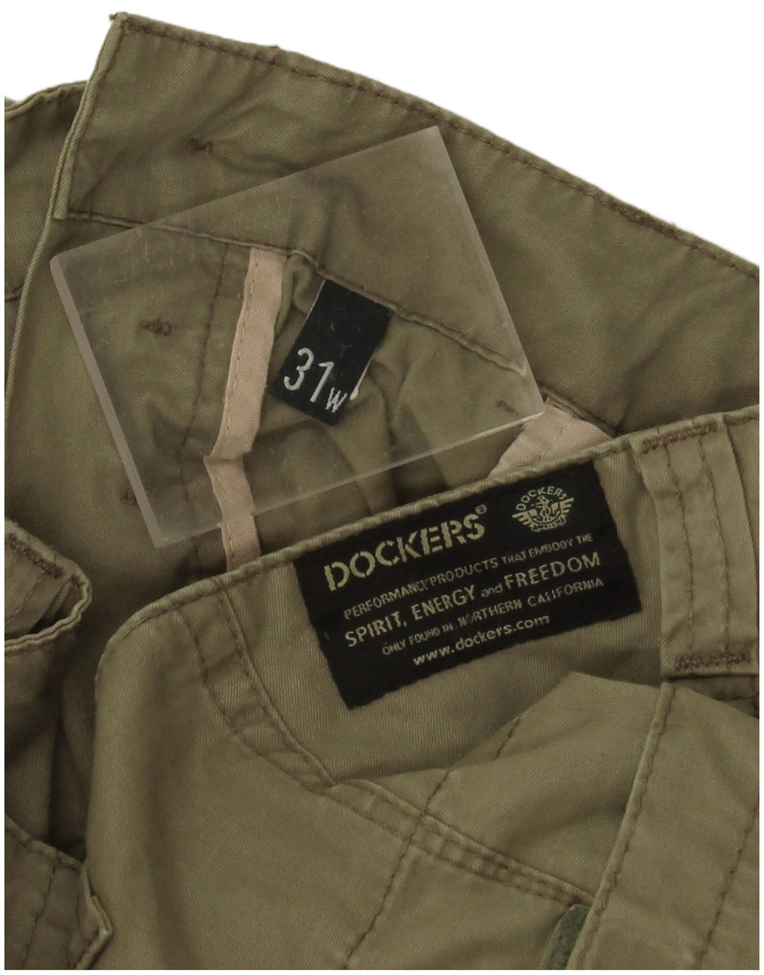 Dockers Γυναικείο Σορτς Cargo W31 Μεσαίο Χακί Βαμβακερό