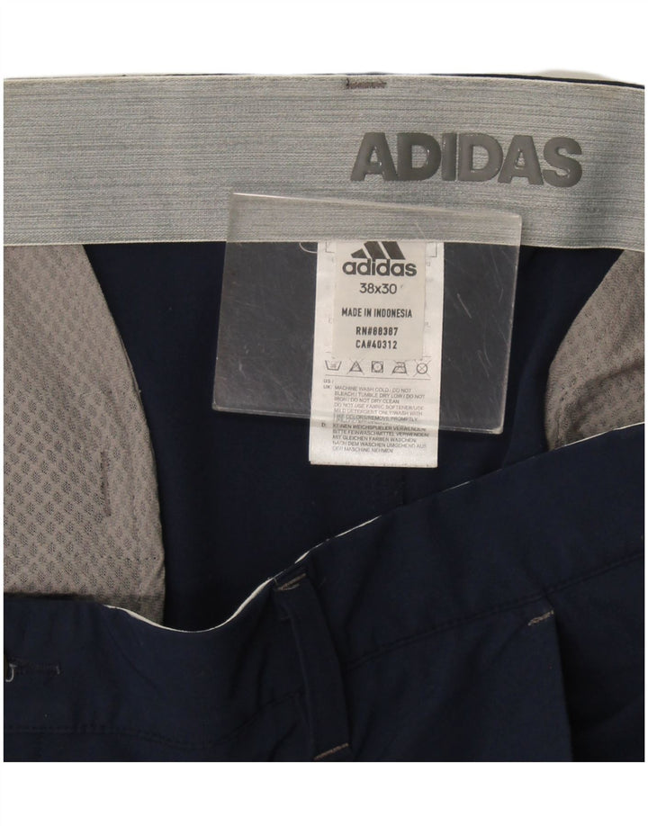 Ανδρικό παντελόνι Chino Adidas Slim W38 L30 Navy Blue Polyester
