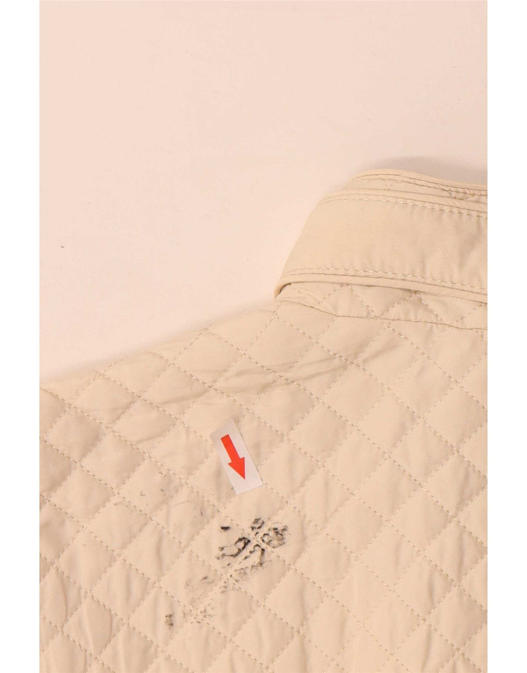 Zara Γυναικείο Καπιτονέ μπουφάν UK 16 Large Beige Polyester