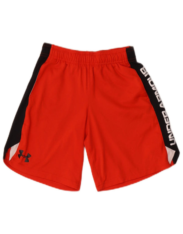 Under Armour Boys γραφικά αθλητικά σορτς 7-8 ετών Small Red Colourblock