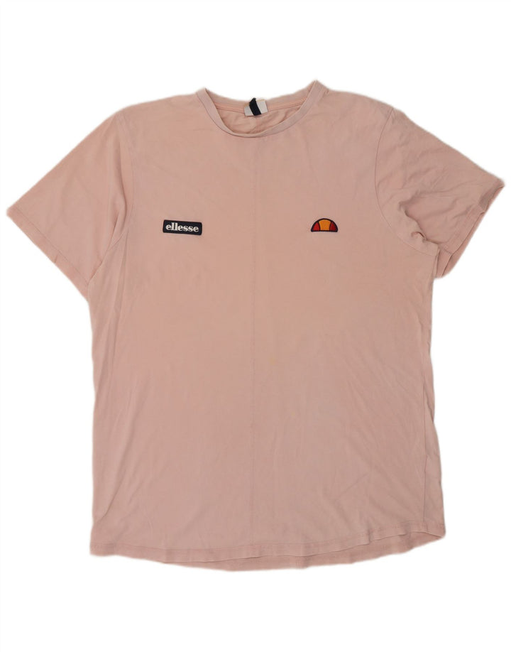 Ανδρικό T-Shirt Ellesse Top XL Ροζ Βαμβακερό