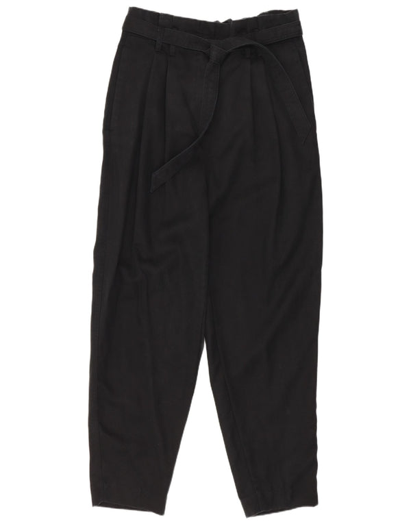 Marks & Spencer Γυναικείο κωνικό παντελόνι Harem UK 12 Medium W30 L26 Black