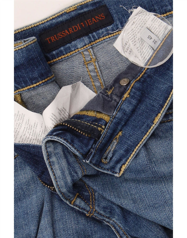 TRUSSARDI Γυναικείο Slim Jeans W31 L31 Μπλε βαμβακερό