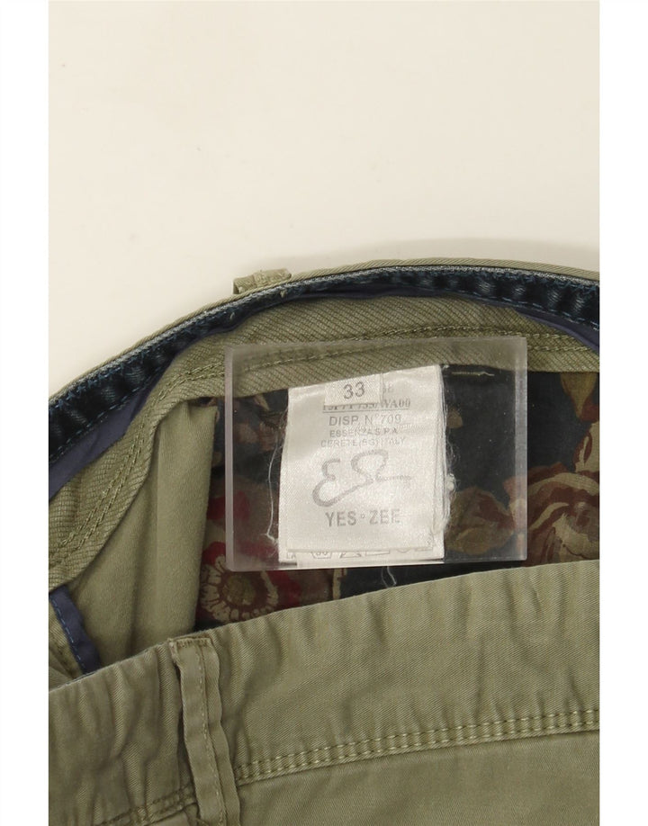 Ναι Zee Ανδρικό σορτς Cargo W33 Μεσαίο Χακί Βαμβακερό