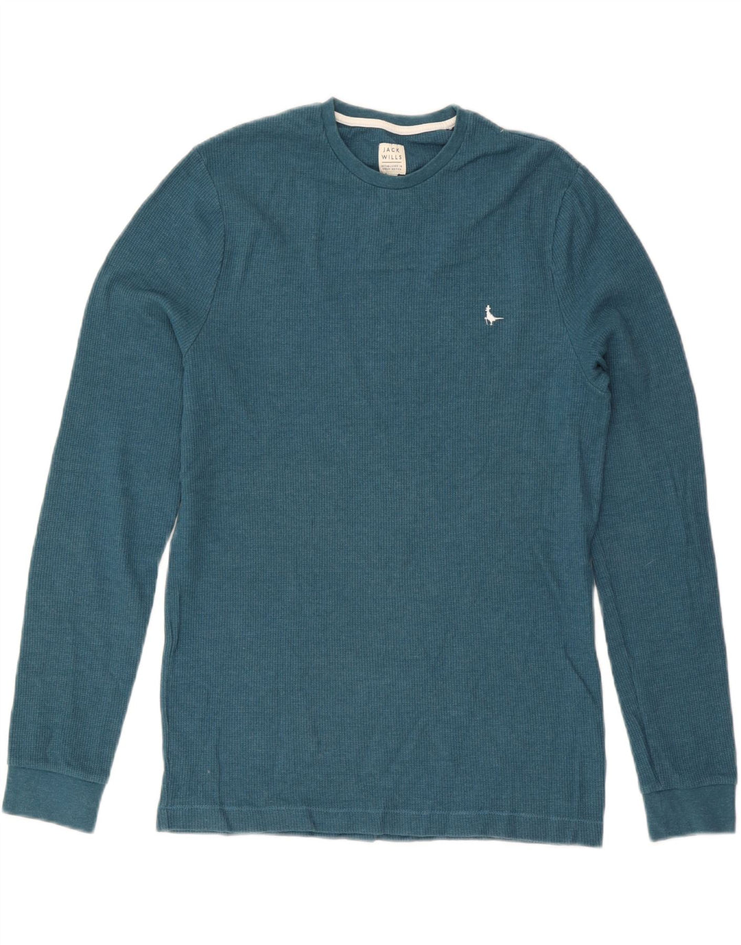 Jack Wills Ανδρικό μακρυμάνικο μπλουζάκι μικρό μπλε βαμβακερό